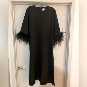 Tuckernuck Black Feather Jamie Dress Sz XXL